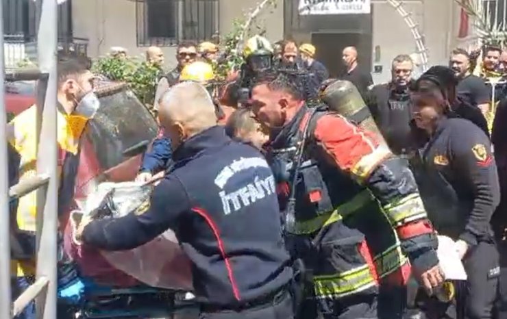 Patlama sonrası çıkan yangında engelli şahıs hayatını kaybetti