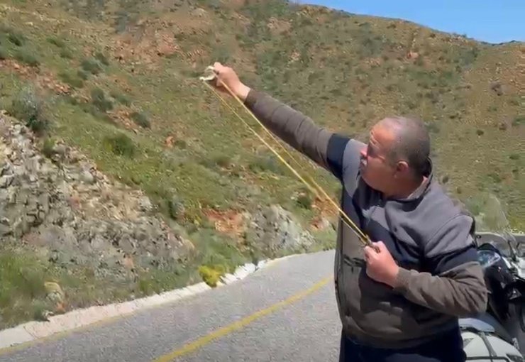 Marmaris’te sapanla tohum topu attılar