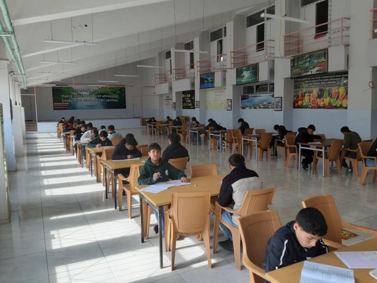 Eğil Belediyesinden öğrencilere deneme sınavı