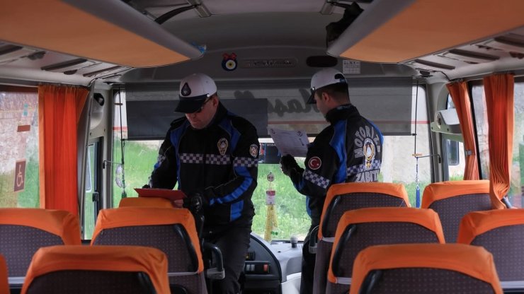 Kırklareli’de okul servislerine yönelik denetim