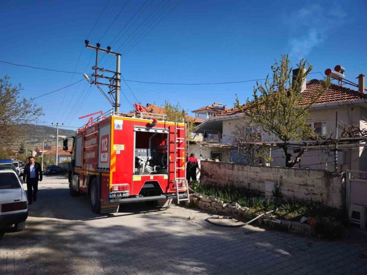 Burdur’da baca yangını söndürüldü