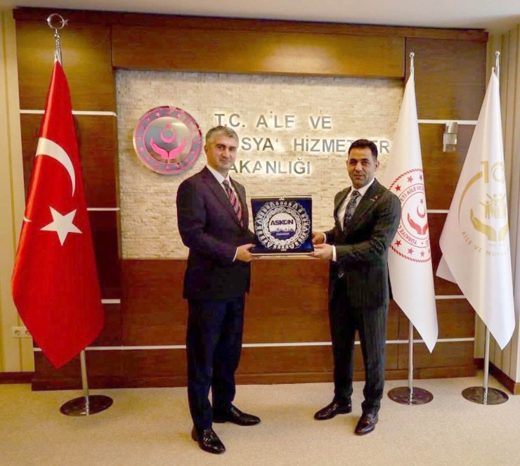 ASKON yönetiminden Bakan Yardımcısı Tarıkdaroğlu’na ziyaret
