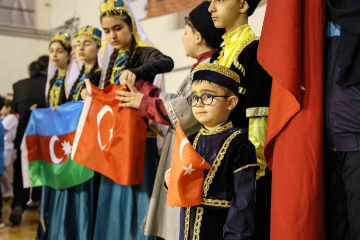 Türk ve Azeri kardeşler 23 Nisan coşkusunu Çameli’nde birlikte yaşadı