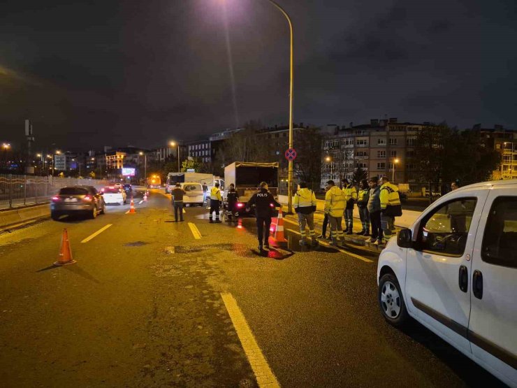 Kaza yapan motosiklet sürücüsü ağır yaralandı