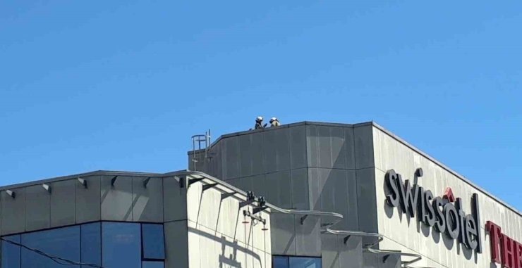 Swiss Otel’de yangın paniği: Vatandaşlar tahliye edildi