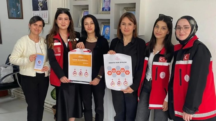 Stajyer öğrencilerden farkındalık çalışması