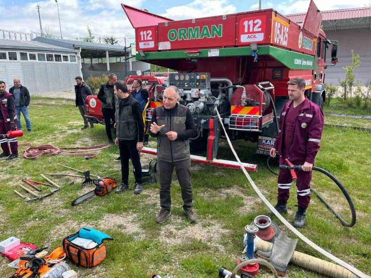 Vezirköprü MYO’da Yangın Gönüllüsü Eğitimi