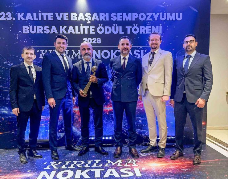 Bursa Kalite Büyük Ödülü’nü aldılar