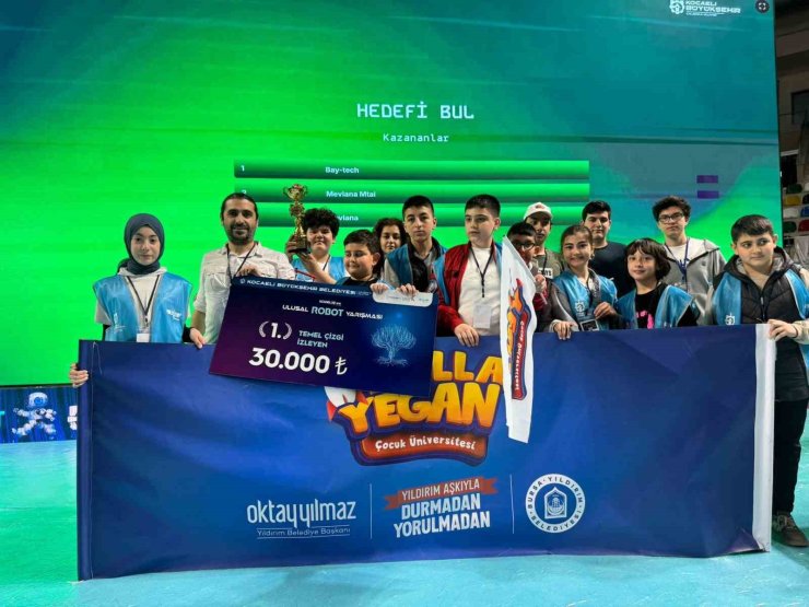 Yıldırımlı minik bilim insanları Türkiye şampiyonu