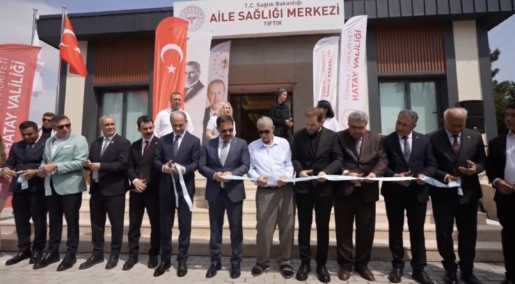 Belen’de aile sağlığı merkezi ve 112 acil istasyonu hizmete açıldı