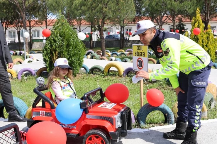 Çine’de miniklere trafik bilinci aşılandı