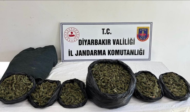 Diyarbakır’da 20 kilo 600 gram uyuşturucu ele geçirildi