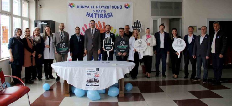 Kayseri Devlet Hastanesi’nde ‘el hijyeni’ eğitimi