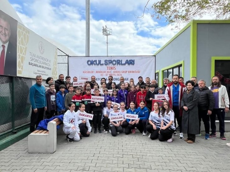 Okul Sporları Tenis Grup Birinciliği Müsabakaları Çaycuma’da başladı
