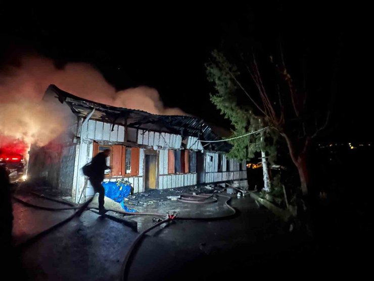 Trabzon’da yangın: 1 ölü