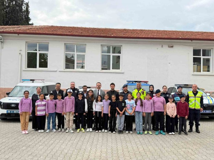 Sultanhisar’da miniklere trafik eğitimi