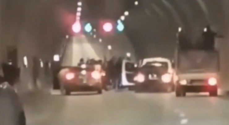 Tünelde düğün konvoyu ve kutlamasına 720 bin TL’lik rekor ceza