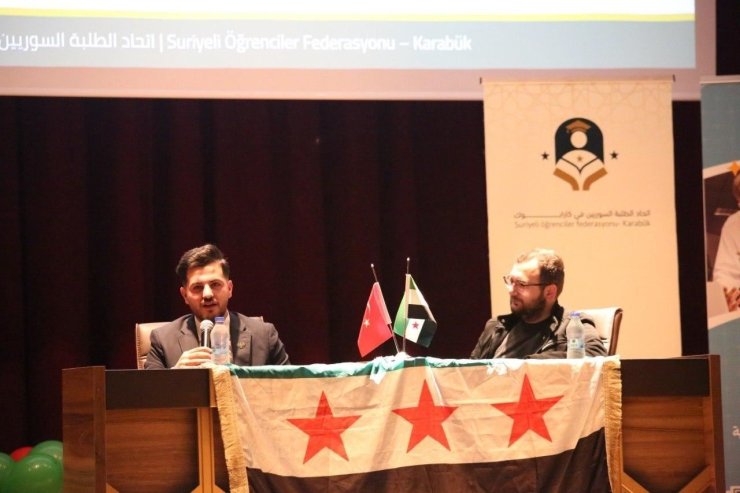 KBÜ’de Suriye devriminin yıl dönümü programı düzenlendi
