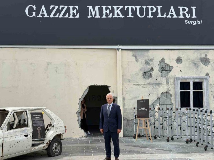 Malatya İş İnsanları Platformu "Gazze Mektupları" sergisine katıldı