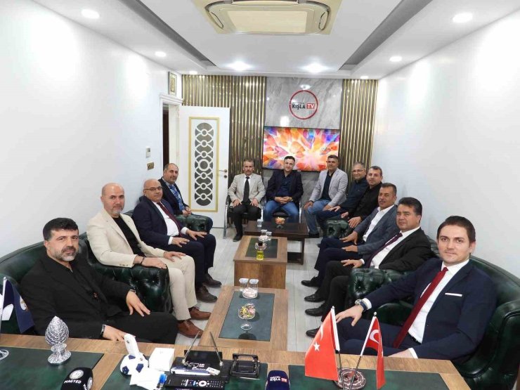 Kaymakam Çakır, MAGYED Başkanı Aslan ile bir araya geldi