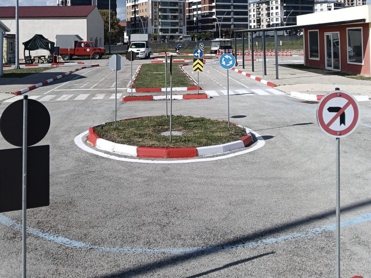 Uşak Çocuk Trafik Eğitim Parkı yenileniyor