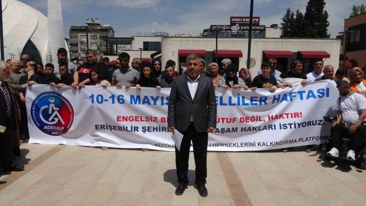 ADEKALP’ten, "Erişilebilir Bir Adıyaman İstiyoruz" açıklaması