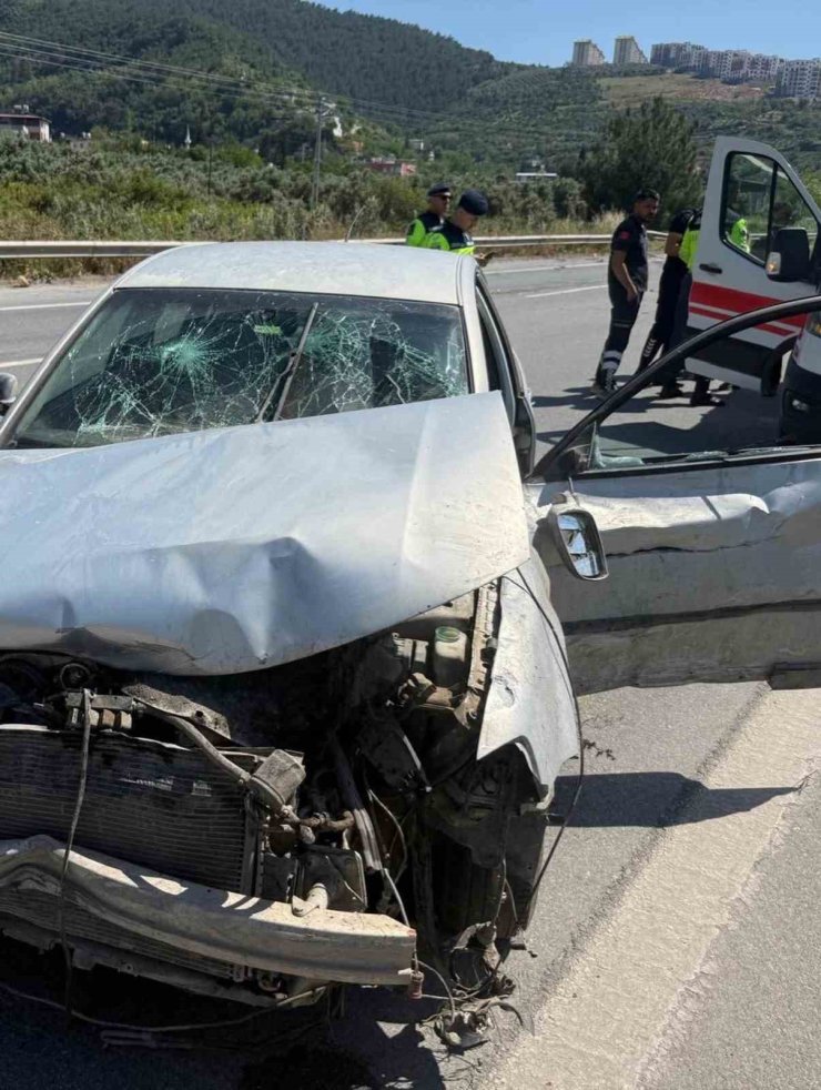 İskenderun’da trafik kazası: 1 yaralı
