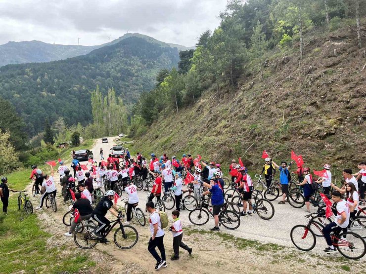 Babadağ’da 19 Mayıs coşkusu pedallarla yaşandı