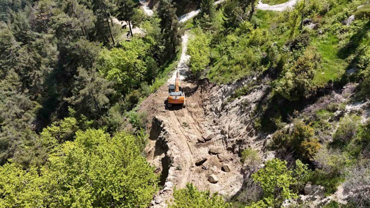 Bozdoğan’da Madran Yayla yolunda çalışmalar tamamlandı