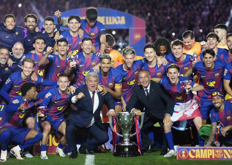 La Liga’da şampiyon Barcelona