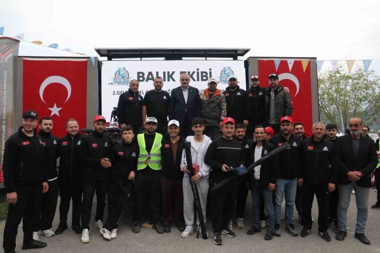 2. Geleneksel Balık Ekibi Gökkuşağı Alabalık Tutma Yarışması’na yoğun ilgi