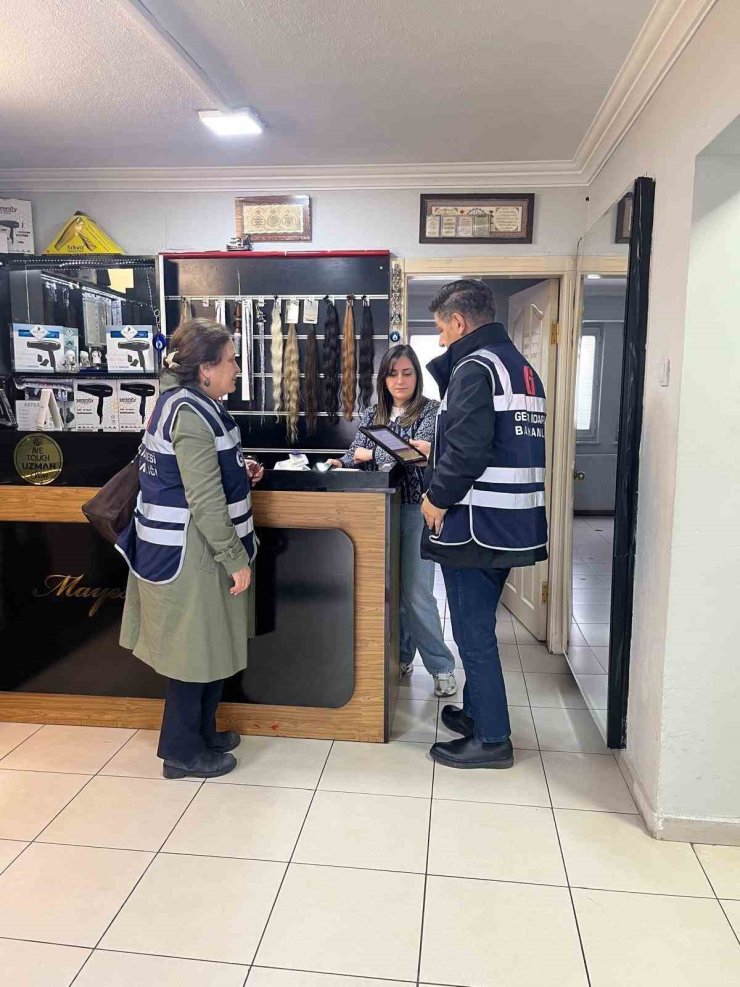 Zonguldak’ta kuaför ve güzellik salonları denetlendi