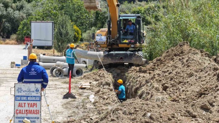 Aydın Büyükşehir’den Davutlar’da altyapı yatırımı