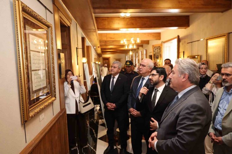 Sanatın merkezi ‘Sanat Melikgazi’ hat sergisine ev sahipliği yapıyor