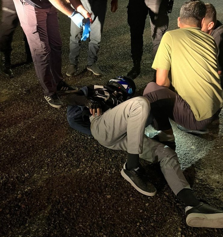 Adıyaman’da motosiklet devrildi: 1 yaralı