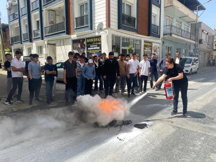 Yenipazar MESEM’de yangın ve acil durum tatbikatı yapıldı