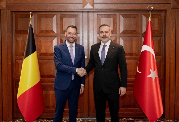Bakan Fidan, Belçikalı mevkidaşı Prevot ile bir araya geldi