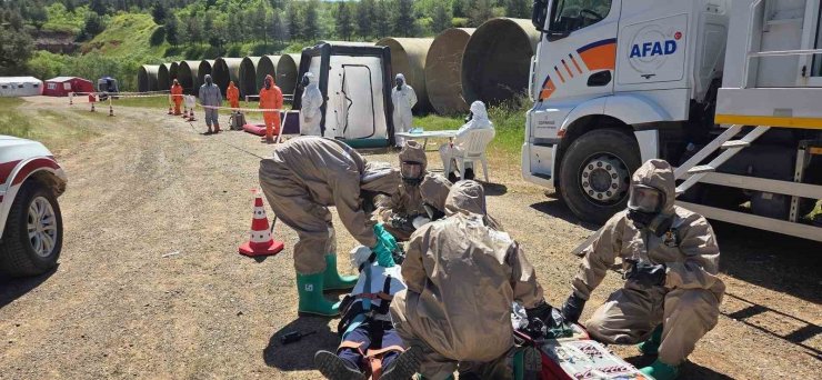 Diyarbakır’da kapsamlı afet sağlık tatbikatı