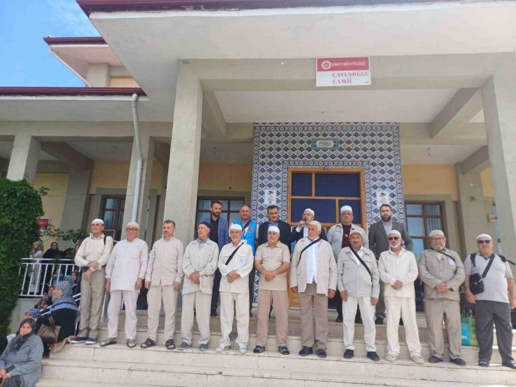Emet’te 20 hacı adayı dualarla uğurlandı