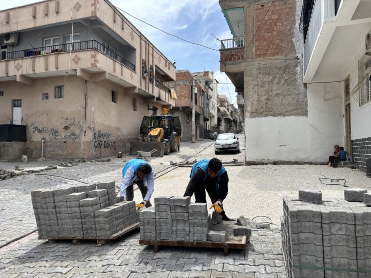 Eyyübiye’de yol çalışmaları devam ediyor