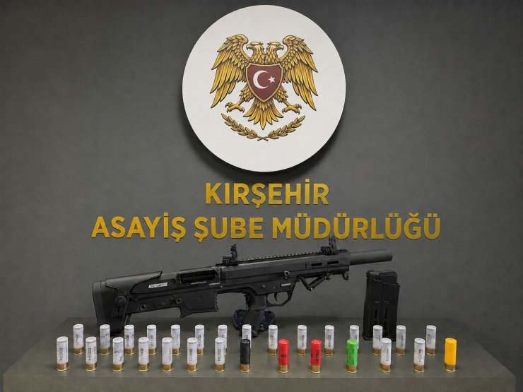 Kırşehir’de 2 ruhsatsız av tüfeği ele geçirildi