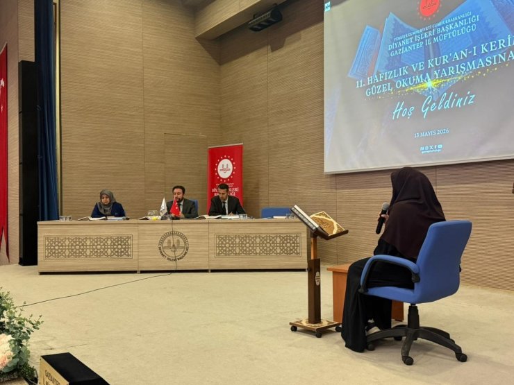 Gaziantep’te ‘Hafızlık ve Kur’an-ı Kerim’i Güzel Okuma Yarışması’ düzenlendi