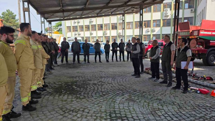 Zonguldak’ta orman yangınına karşı işbaşı eğitimleri sürüyor