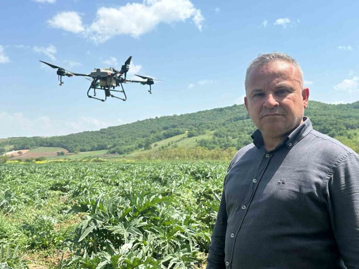 Kestel Belediyesinden çiftçiye drone desteği; hem zamandan hem yakıttan tasarruf