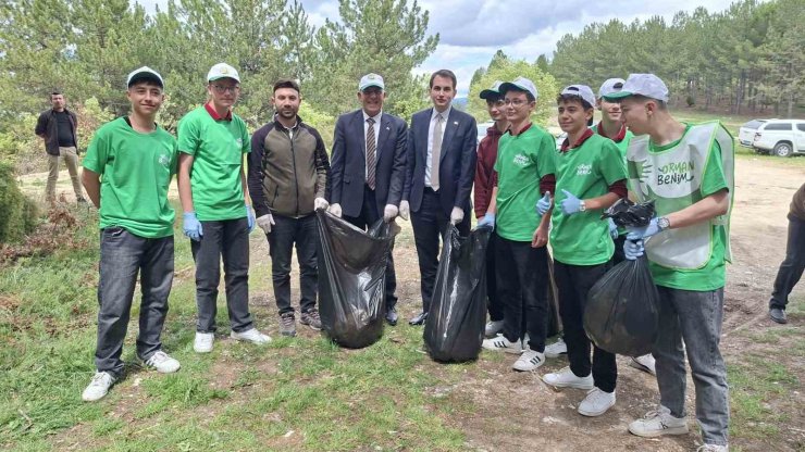 Hisarcık’ta orman yangınlarının önlenmesine yönelik "Orman Benim" etkinliği