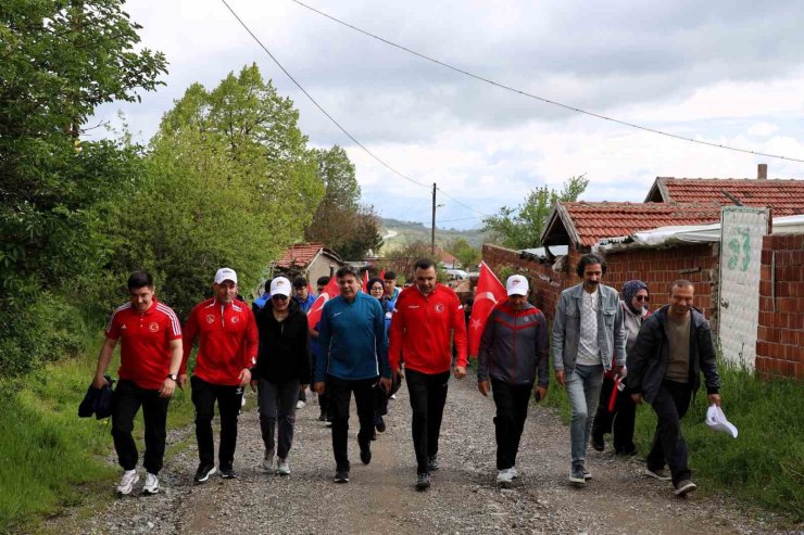 Bilecik’te doğa yürüyüşü gerçekleştirildi