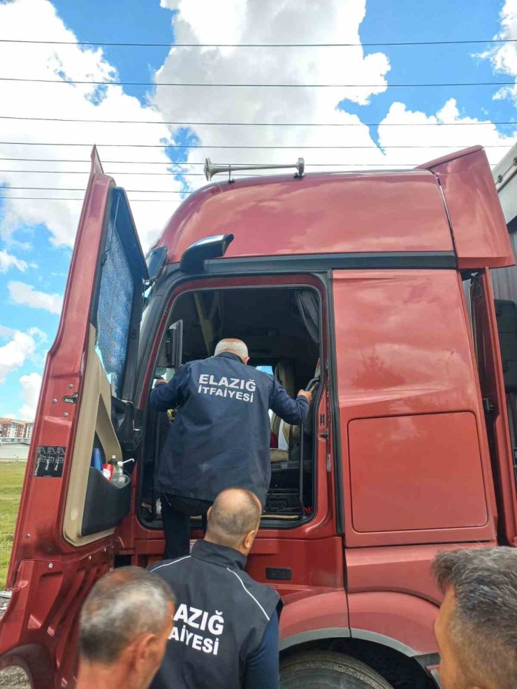 Elazığ’da tır şoförü aracının içinde ölü bulundu