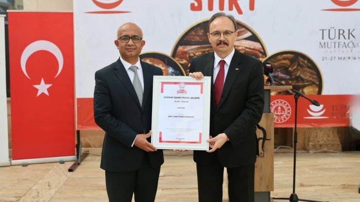 Siirt’in marka değeri "Zivzik narı" tescillendi