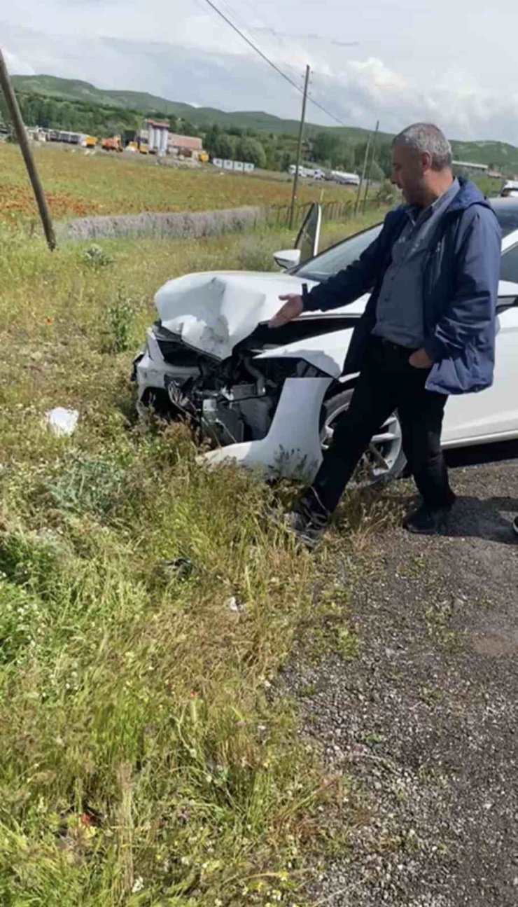 Bingöl’de zincirleme trafik kazası: 1 yaralı
