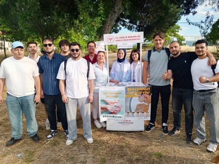 Nazilli’de cilt kanseri ve sigaranın zararlarına dikkat çekildi